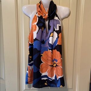 DR2 Floral Halter Tank Top